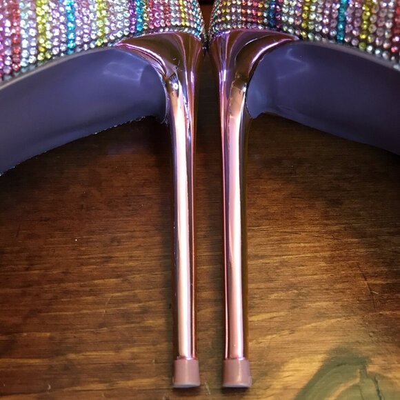 Steve Madden Vivacious PNK Multi Pointed Toe Stiletto - Picture 7 of 9